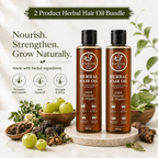 Rootica Herbal Hair Oil Bundle – 200ml + 200ml