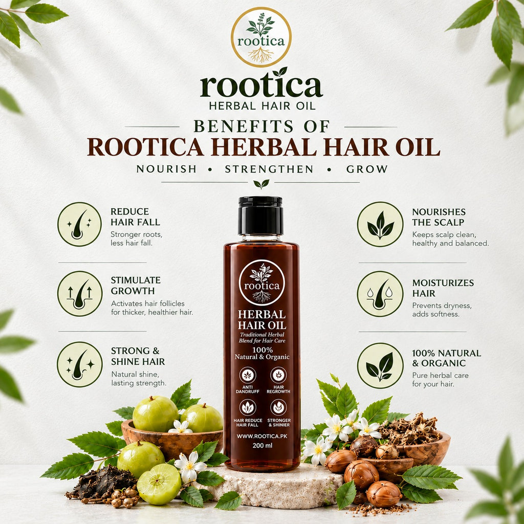 Rootica Herbal Hair Oil – 200ml